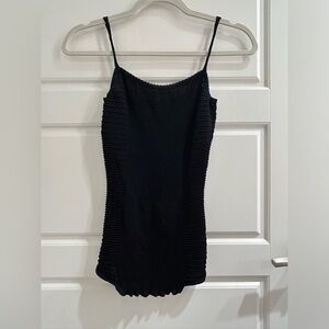 Etro black viscose pattern camisole top - size 38